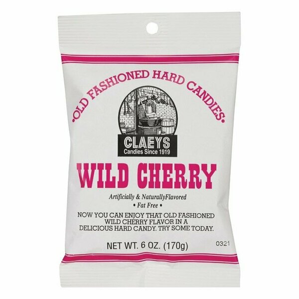 Claeys Candy WILD CHERY HARD CANDY6OZ 651